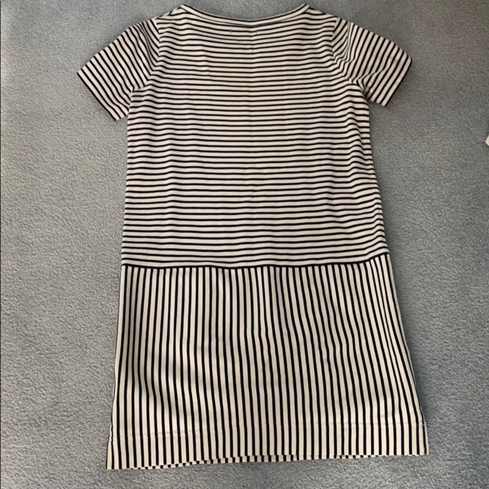 Madewell xs crepe and navy shirt dress - Picture 4 of 5